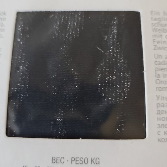 OROBLU Deluxe Tights 20 Denier Size S Black With Metallic Threads VOBC67789 NEW - Picture 8 of 12